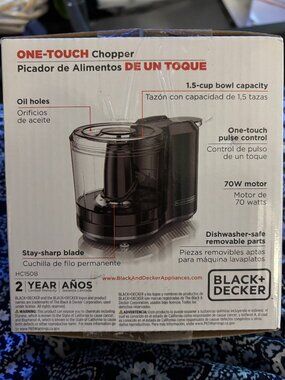 Black & Decker Chopper     electric